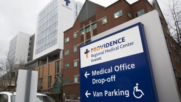 Providence Regional Medical Center where, according to the Washington State Department of Health, the first known person infected with 2019 novel coronavirus is being observed, is seen in Everett, Washington on January 21, 2020. (AFP/ File Photo)