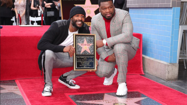 The 'Candy Shop' hitmaker was honored with his very own star on the famous sidewalk in Los Angeles. (AFP)