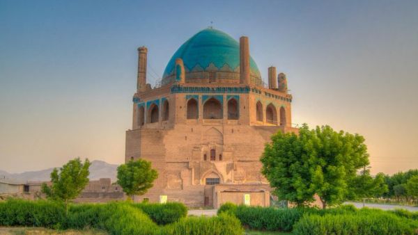 The UNESCO-listed Mausoleum of Oljaytu, which is commonly known as “Dome of Soltaniyeh”. (Twitter)
