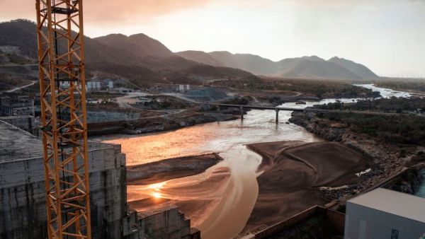 A general view of the Blue Nile as it passes through the Grand Ethiopian Renaissance Dam, which has been a flash point for tensions between Egypt and Ethiopia, on Dec. 26, 2019. EDUARDO SOTERAS/AFP/GETTY IMAGES A general view of the Blue Nile as it passes through the Grand Ethiopian Renaissance Dam, which has been a flash point for tensions between Egypt and Ethiopia, on Dec. 26, 2019. EDUARDO SOTERAS/AFP/GETTY IMAGES
