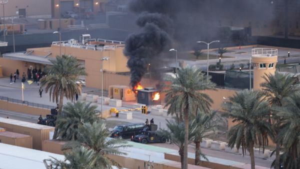 Three rockets have targeted an area near the US embassy inside the highly secured Green Zone. AFP