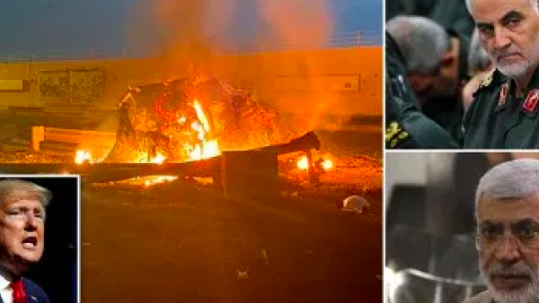 The airstrike that killed Soleimani (AFP) 