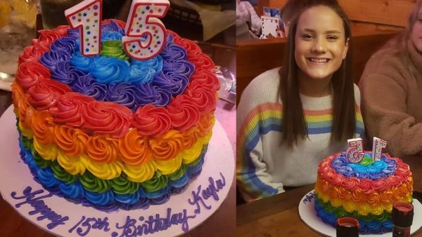 The school said the photo 'demonstrates a posture of morality and cultural acceptance contrary to that of Whitefield Academy's beliefs'. (Facebook/Kimberly Alford)