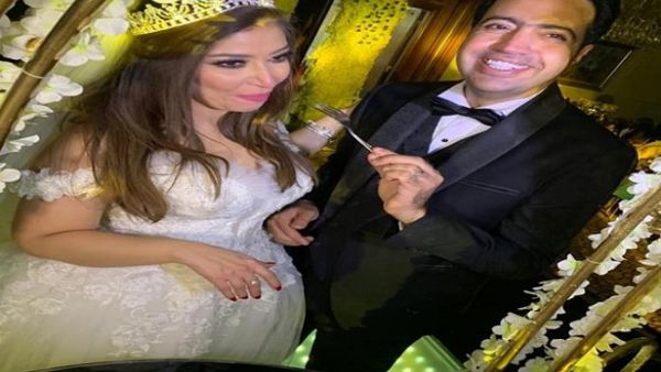 غادة رجب تحتفل بزفافها 