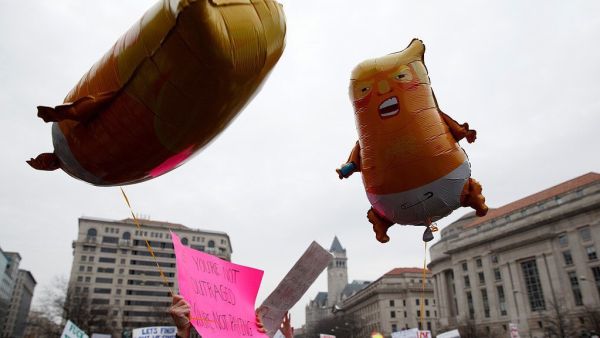 Demonstrations Against Trump (Twitter)