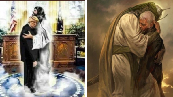 Trump Hugged by Jesus, Soleimani hugged by Imam Hussein: Is the Illustrations War an Official One? 