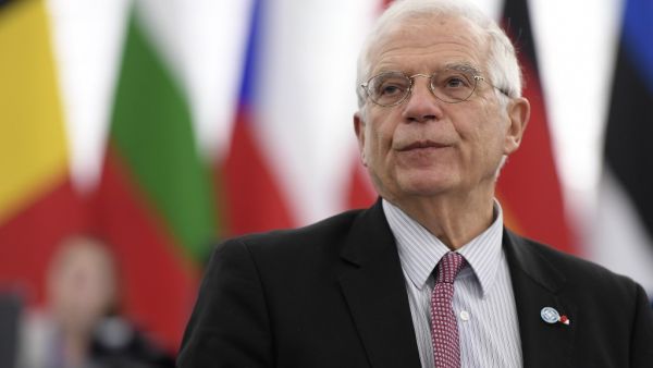  In this file photo taken on January 14, 2020, European Union High Representative for Foreign Affairs and Security Policy Josep Borrell speaks during a debate at the European Parliament in Strasbourg, eastern France. Top EU diplomat Josep Borrell is expected in Tehran on February 3, Iran's foreign ministry announced a day ahead of the visit, amid new tensions over the Iranian nuclear issue. His visit comes amid heightened tensions between Iran and the West over the Islamic republic's nuclear programme. FRED
