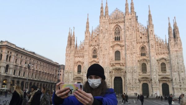 Italy reported on February 24, 2020, its fourth death from the new coronavirus, an 84-year old man in the northern Lombardy region, as the number of people contracting the virus continued to mount. Miguel MEDINA / AFP