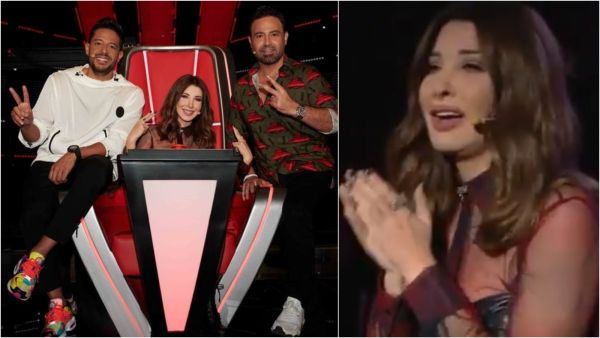 This human scene affected the entire jury, as artist Nancy Ajram couldn't hold her tears