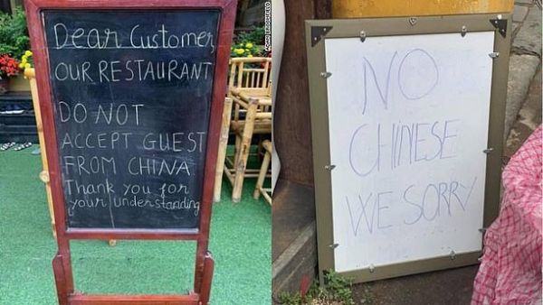 Restaurants in South Korea, Japan, Hong Kong and Vietnam have refused to accept Chinese customers.
