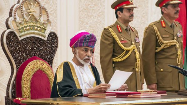 The period of mourning saw events cancelled and all Omani flags being lowered to half-mast. (AFP)