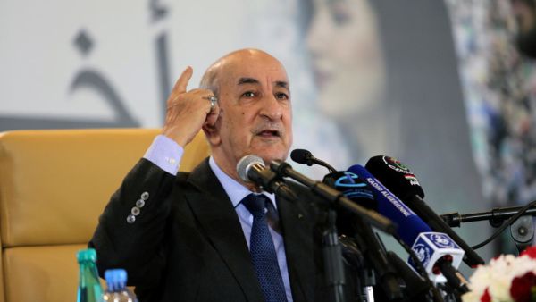 الرئيس الجزائري عبد المجيد تبون