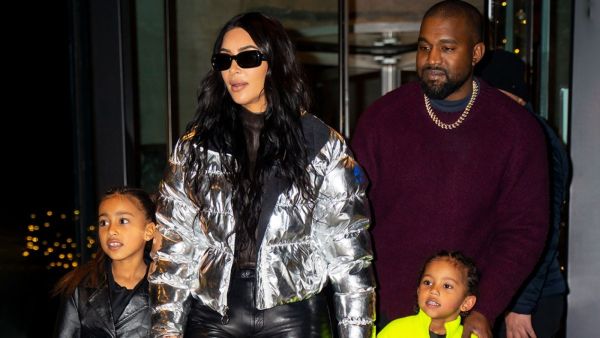 كيم كارداشيان وكانيه ويست ونورث