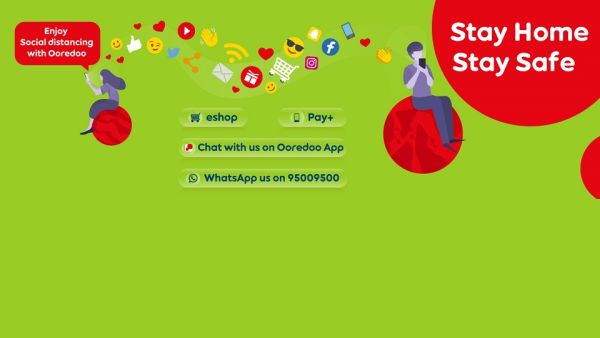 عززت Ooredoo من خصائص وإمكانات تطبيقها الرقمي الحائز على العديد من الجوائز والذي يتيح للعملاء الفرصة للوصول إلى تشكيلة كاملة من المنتجات والخدمات Ooredoo تضمن بقاء عملائها على اتصال دائم من منازلهم