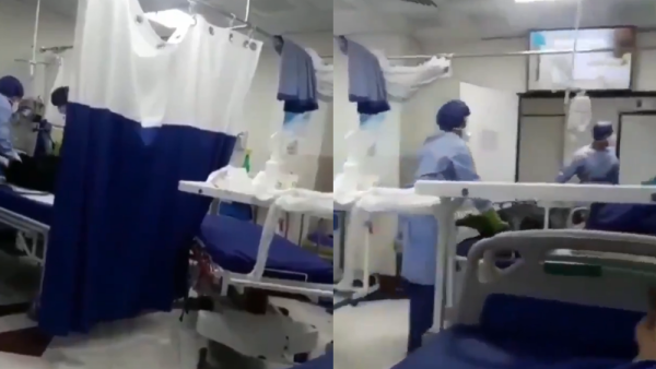 Buried Alive? Iranian Nurse Caught on Film Placing an Alive Coronavirus Patient in a Dead Bag