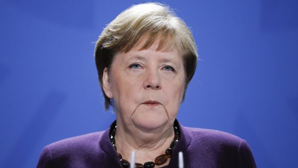 In this file photo taken on March 16, 2020 German Chancellor Angela Merkel makes a press statement on the spread of the coronavirus COVID-19 at the Chancellery, in Berlin. Germany will extend its current restrictions on public life to limit the spread of the novel coronavirus by two weeks until April 19, Chancellor Angela Merkel said on April 1, 2020. Markus Schreiber / POOL / AFP
