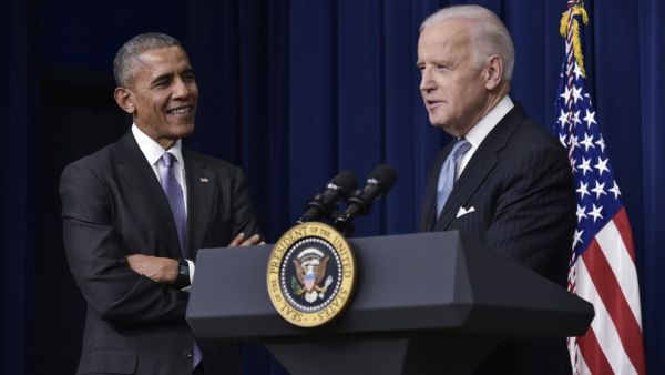 Former US President Barack Obama is set to endorse Biden as a the Democratic nominee running against US President Donald Trump, sources close to ex-president said on April 14, 2020. MANDEL NGAN / AFP