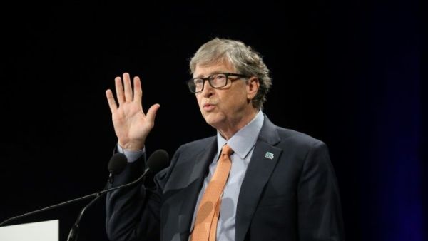 Microsoft founder Bill Gates said he was skeptical about a "wealth tax" proposal from Senator and presidential candidate Elizabeth Warren (AFP Photo/Ludovic MARIN)