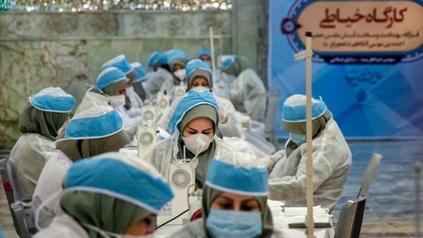 The historic Shah Cheragh in Shiraz (Twitter/FARS/M.Farbood)