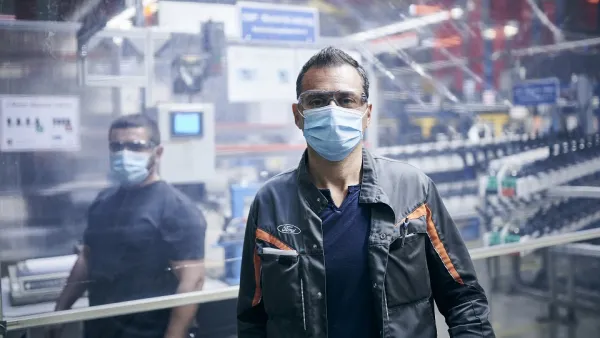 Ford making its own face masks to protect employees across Europe; also providing employees with personal “care kits” upon their return to work