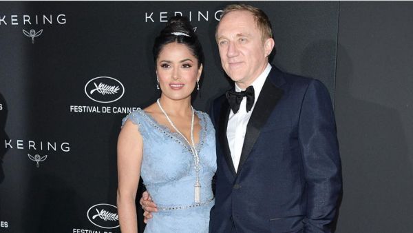Salma Hayek and her husband François-Henri Pinault.  (instagram)