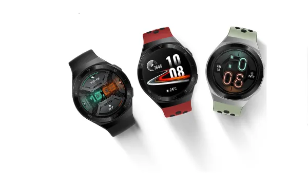 WATCH GT 2e in 3 colors Graphite Black, Lava Red and Mint Green