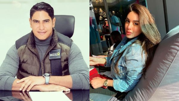 Yasmine Sabri and Fiance Ahmed Abo Hashima