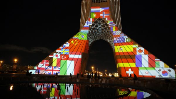 'Where Are the Lebanese and the Iraqi Flags?' Iran Lights Azadi Tower With Flags of Most-Hit COVID-19 Hit Countries