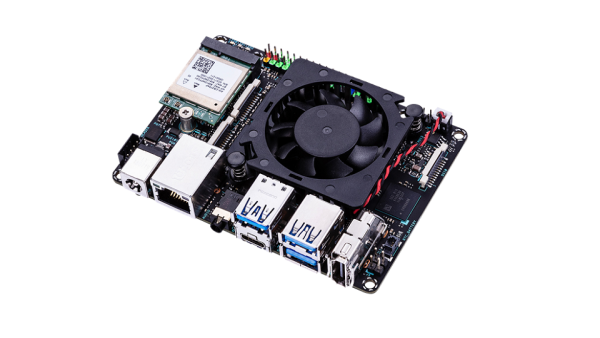 Made for machine learning: Powered Rockchip neural processing unit (NPU) with hex-core Arm big.LITTLE A72+A53 architecture Made for machine learning: Powered Rockchip neural processing unit (NPU) with hex-core Arm big.LITTLE A72+A53 architecture