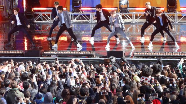 BTS performs on 'Good Morning America' in Central Park on May 15, 2019 in New York City. (Shutterstock/ File Photo)
