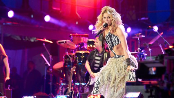 Shakira, performs at Orlando Stadium for the FIFA World Cup Kick Off Celebration Concert. (Shutterstock/ File Photo)