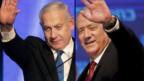The court made the announcement shortly after Netanyahu and Gantz said their new coalition government would be sworn in on May 13, putting an end to Israel's longest political crisis.  Emmanuel DUNAND, Menahem KAHANA / AFP