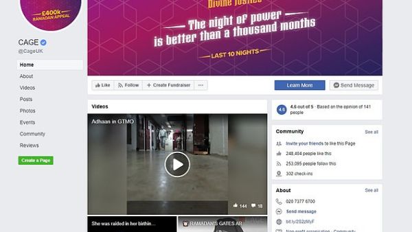 The group has a Facebook page followed by more than 248,000 people and posts a number of videos (Facebook)