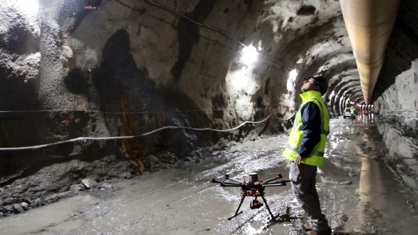 ACCIONA is Using Drones During the Tunnel Construction Phase to Obtain Digital Models