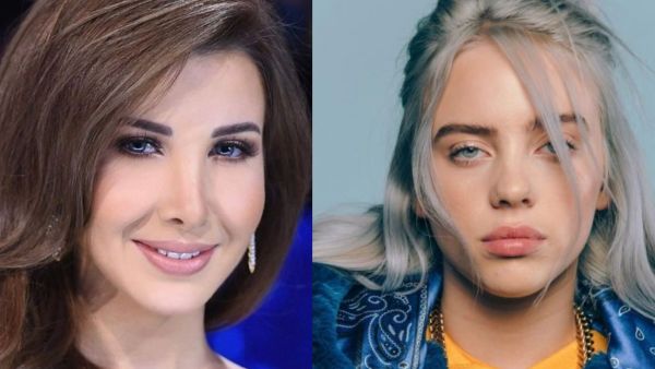نانسي عجرم تتلقى غزل من بيلي إيليش..فيديو!