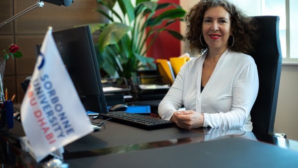 Professor Silvia Serrano Sorbonne University Abu Dhabi Grants Academic Excellence Scholarship to Outstanding Students