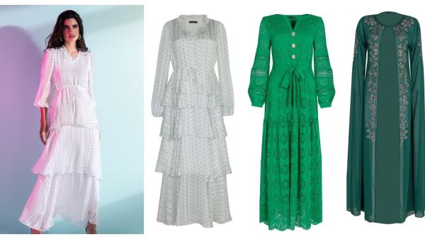 The womenswear festive edit is an elegant reinterpretation of traditional Arabic silhouettes. The womenswear festive edit is an elegant reinterpretation of traditional Arabic silhouettes.