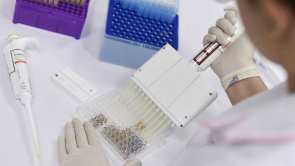In this file photo taken on March 26, 2020 a researcher works on the diagnosis of suspected coronavirus COVID-19 cases in Belo Horizonte, state of Minas Gerais, Brazil, on March 26, 2020. Douglas MAGNO / AFP