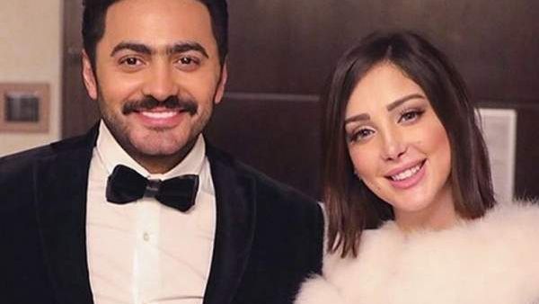 بسمة بوسيل وتامر حسني