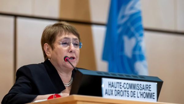 The United Nations top human rights official Michelle Bachelet  (Twitter)