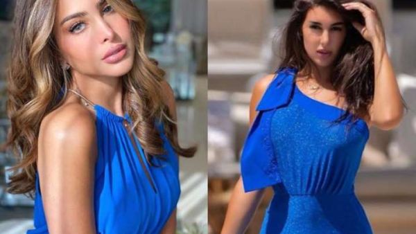 فوز الفهد وياسمين صبري تتنافسان على اللون الأزرق