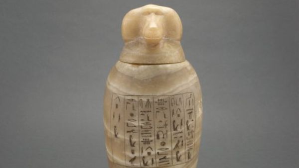 Egyptian canopic jar (Twitter)