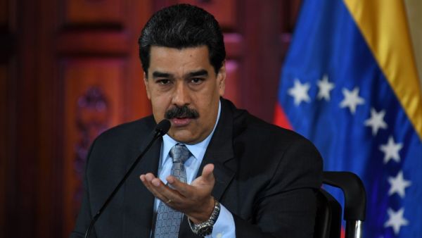 MADURO. In this file photo on September 30, 2019, Venezuelan President Nicolas Maduro speaks during a press conference in Caracas. Photo by Yuri Cortez/AFP
