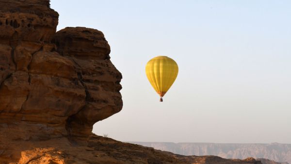 Extraordinary sandstone landscapes host extraordinary cultural and natural heritage. Surrounded with beautiful unique rock formation where you can only find in AlUla. (Shutterstock/ File Photo)