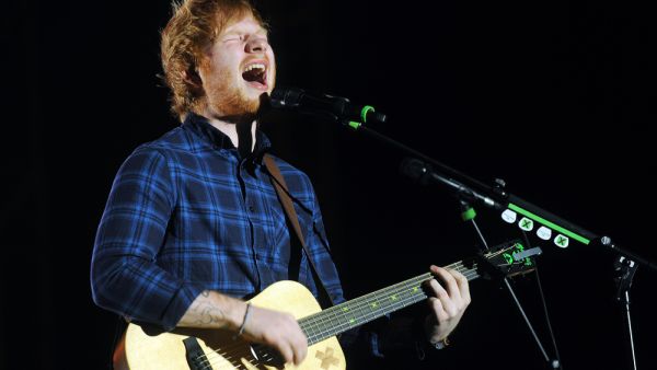 British singer Ed Sheeran during his performance in Prague, Czech republic. (Shutterstock/ File Photo)
