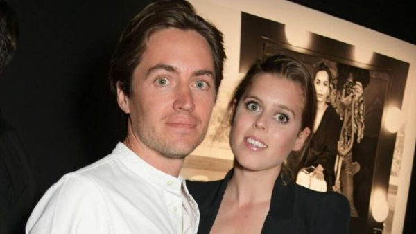 الاميرة بياتريس وزوجها إدوارد