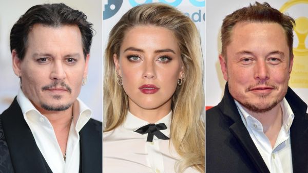 جوني ديب و أمبر هيرد وإلون ماسك