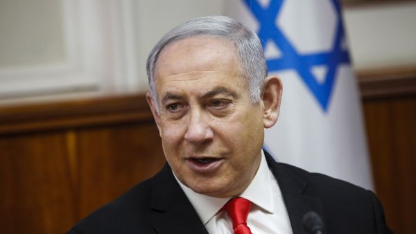  In this file photo Israeli Prime Minister Benjamin Netanyahu speaks during the weekly cabinet meeting at his office in Jerusalem on January 19, 2020. The United States has asked Israeli Prime Minister Benjamin Netanyahu to keep alive the prospect of a Palestinian state as he considers West Bank annexation, a senior official said July 16, 2020. Netanyahu's government had set July 1 as the date when it could begin formally taking over Palestinian areas seized in 1967 in line with a plan outlined in January b