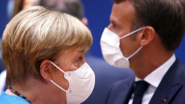 The EU has been plunged into a historic economic crunch by the coronavirus crisis, and EU officials have drawn up plans for a huge stimulus package to lead their countries out of lockdown.  FRANCOIS LENOIR / POOL / AFP