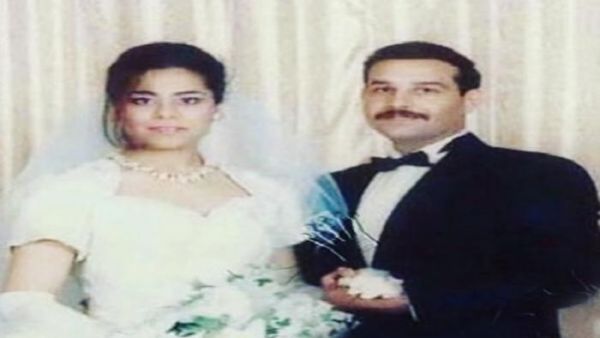المقدم جمال السلطان مع زوجته حلا